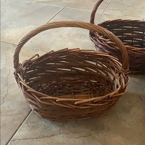 Woven Baskets, Set of 3 - Picture 3 of 6